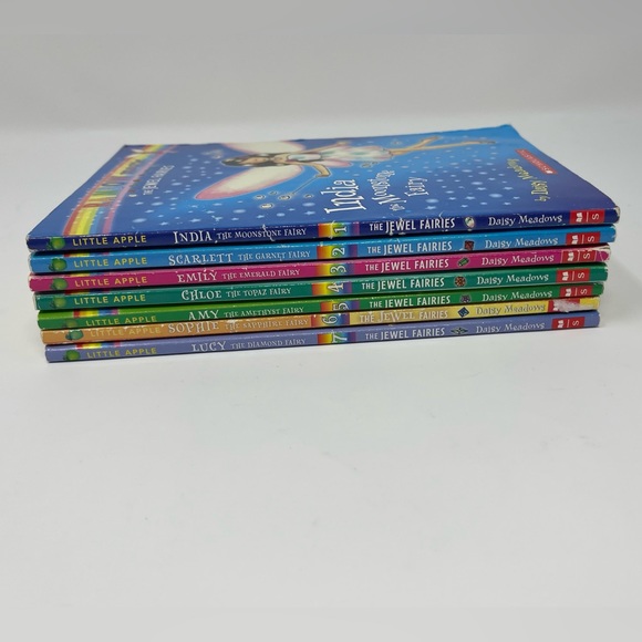 RAINBOW MAGIC FAIRIES: JEWEL FAIRIES: Books 1-7 Set/Lot (Daisy Meadows) - Picture 4 of 4